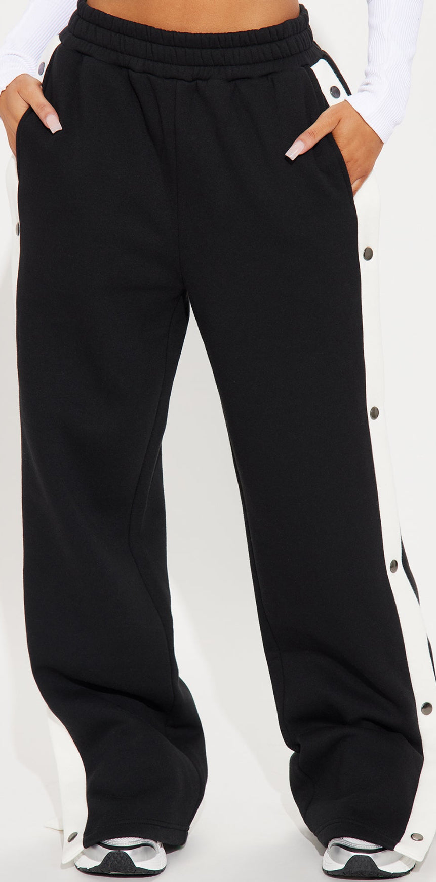 Pantalon de survêtement large en polaire