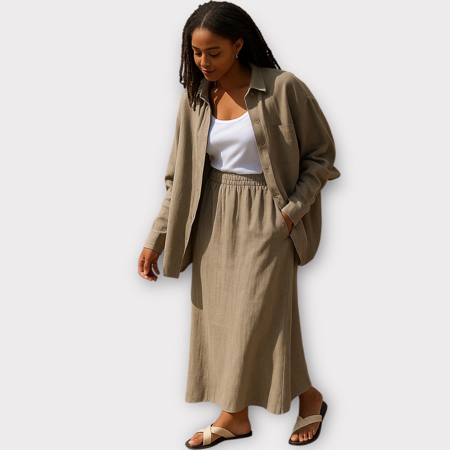 Ensemble chemise et jupe