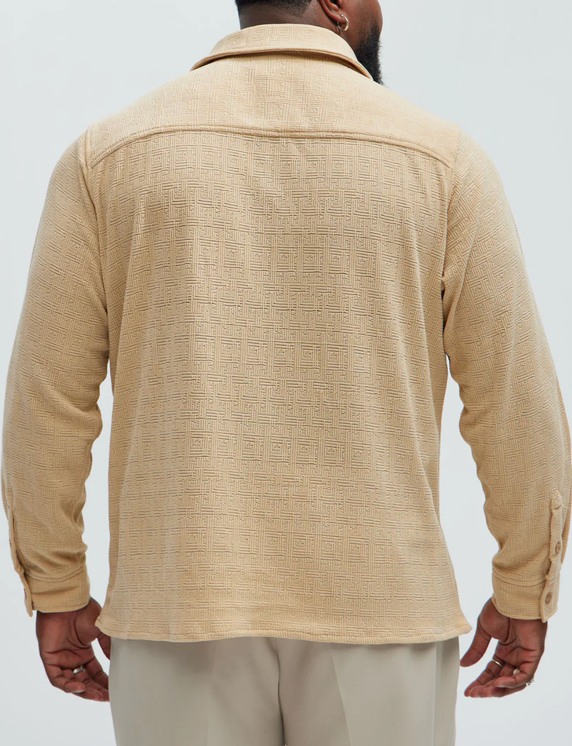 Chemise texturée sans accident