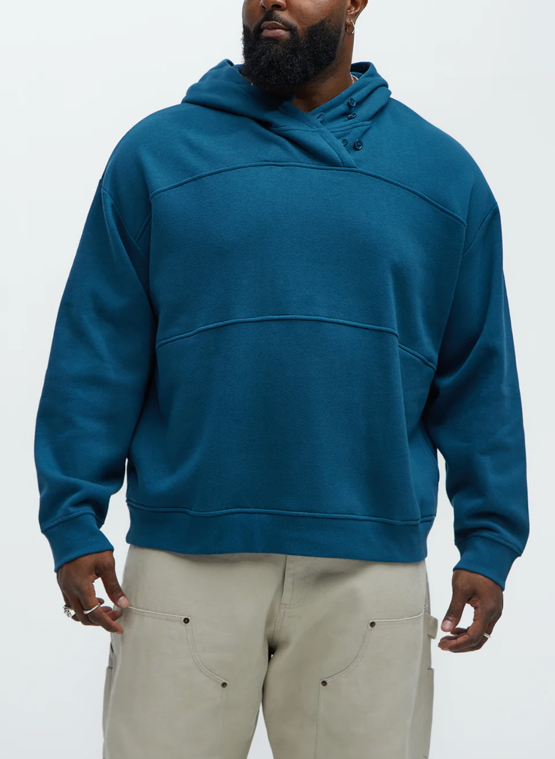 Sweat à capuche asymétrique Palmer