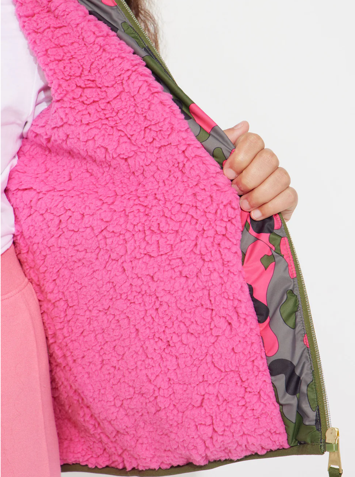 Veste Camouflage Fille