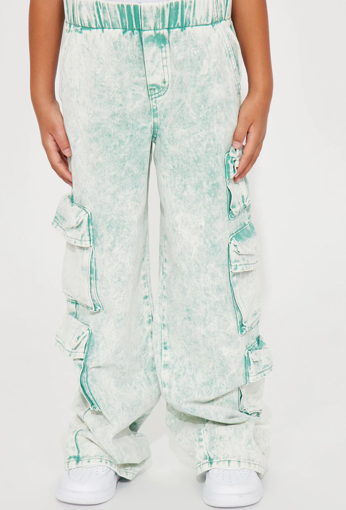 Jean cargo fille