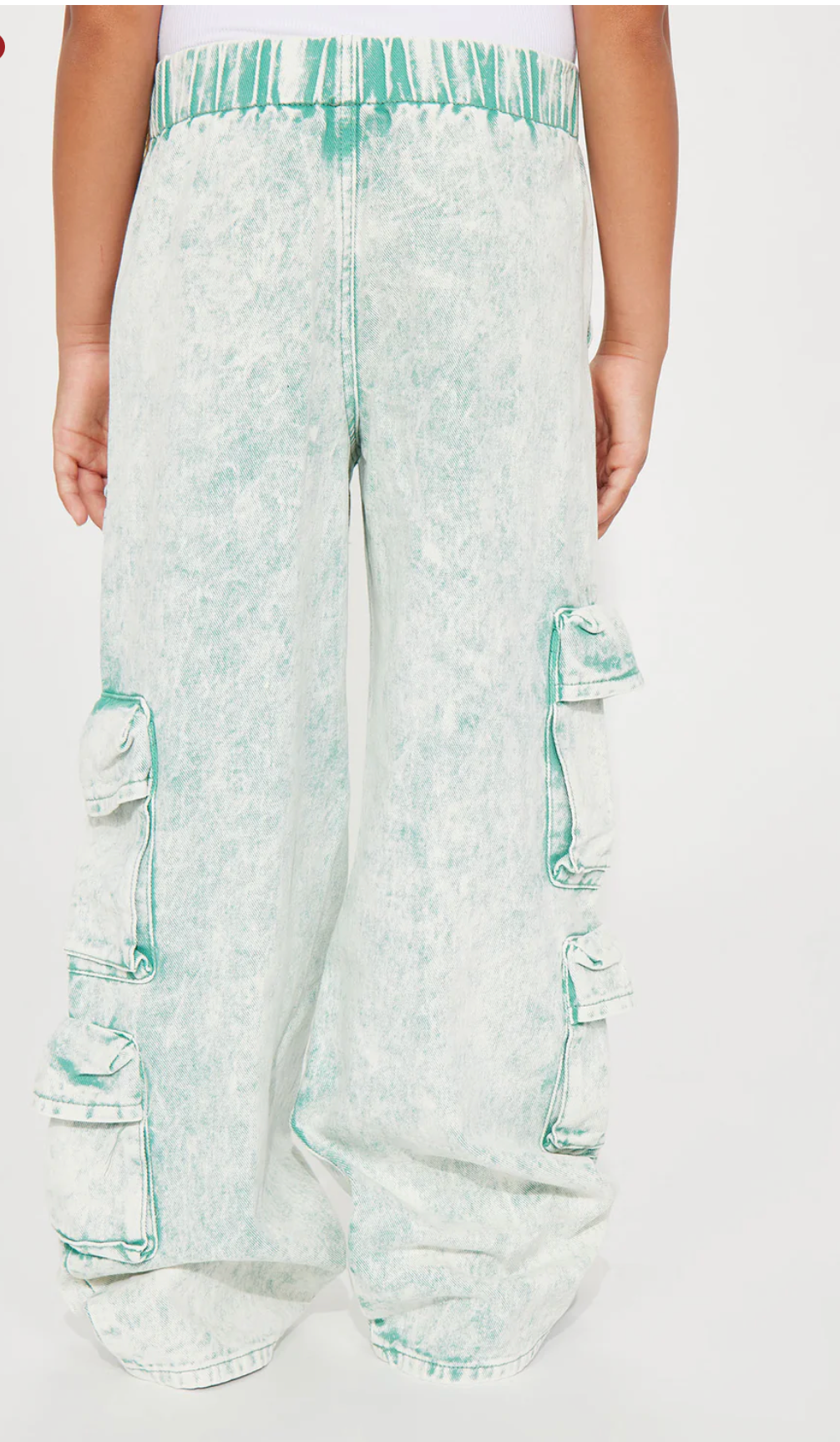 Jean cargo fille