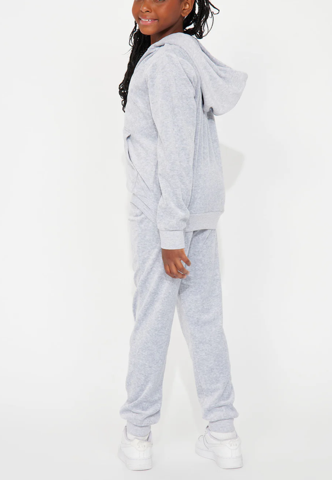 Ensemble Velours Gris