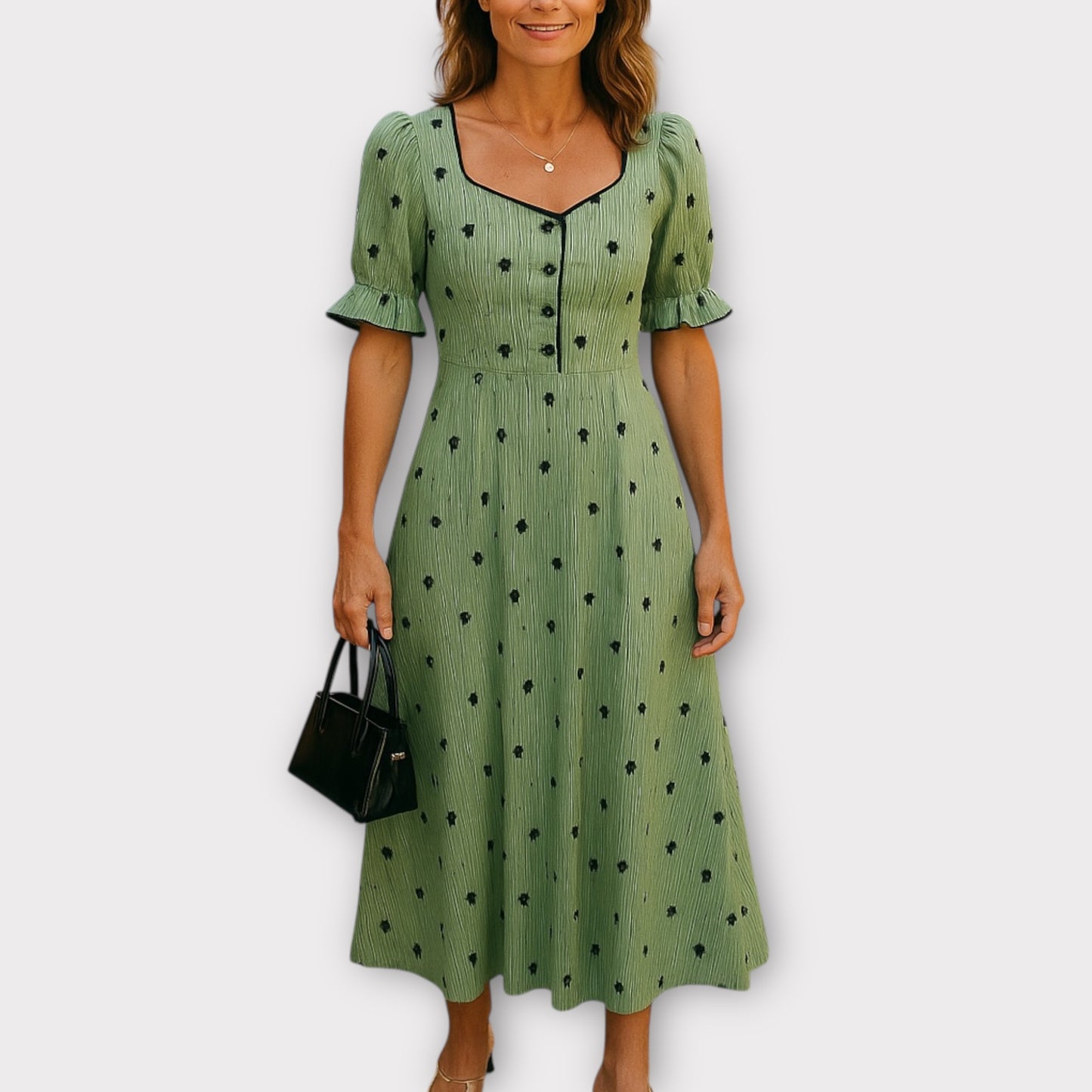 Robe petit pois