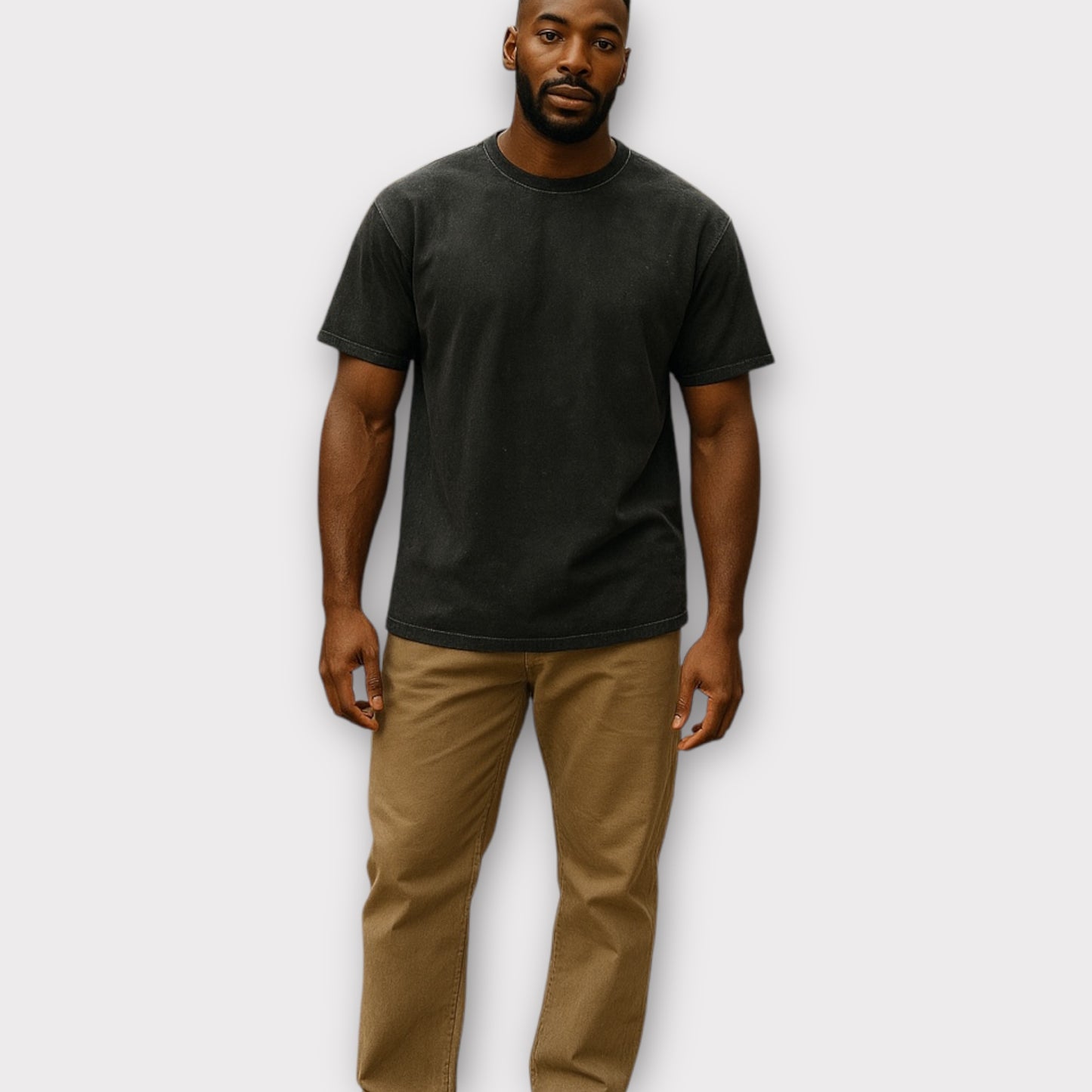 T-shirt large délavé