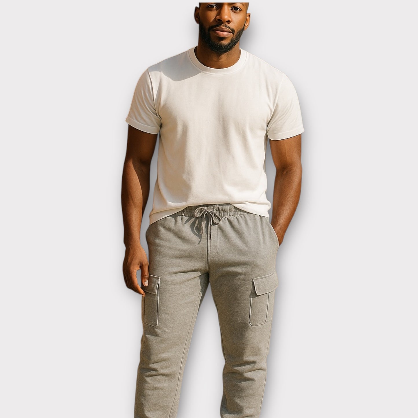 Jogging cargo avec poche