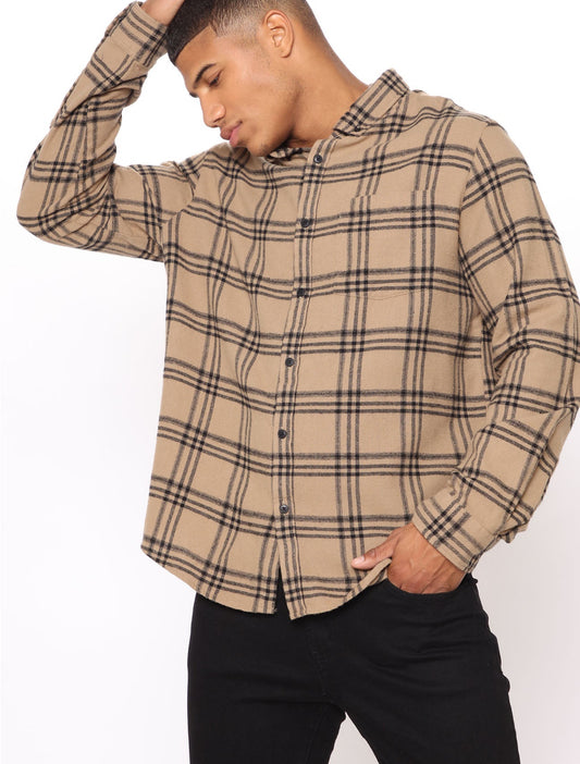 Chemise marron