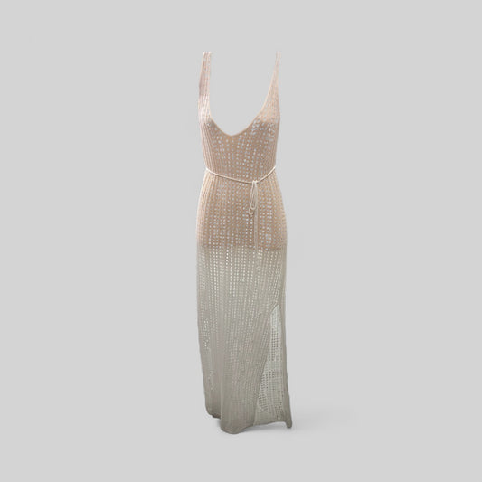 Robe de plage tricot