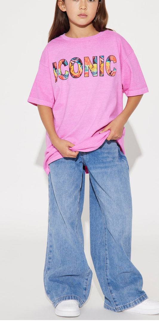 T-shirt large  fille