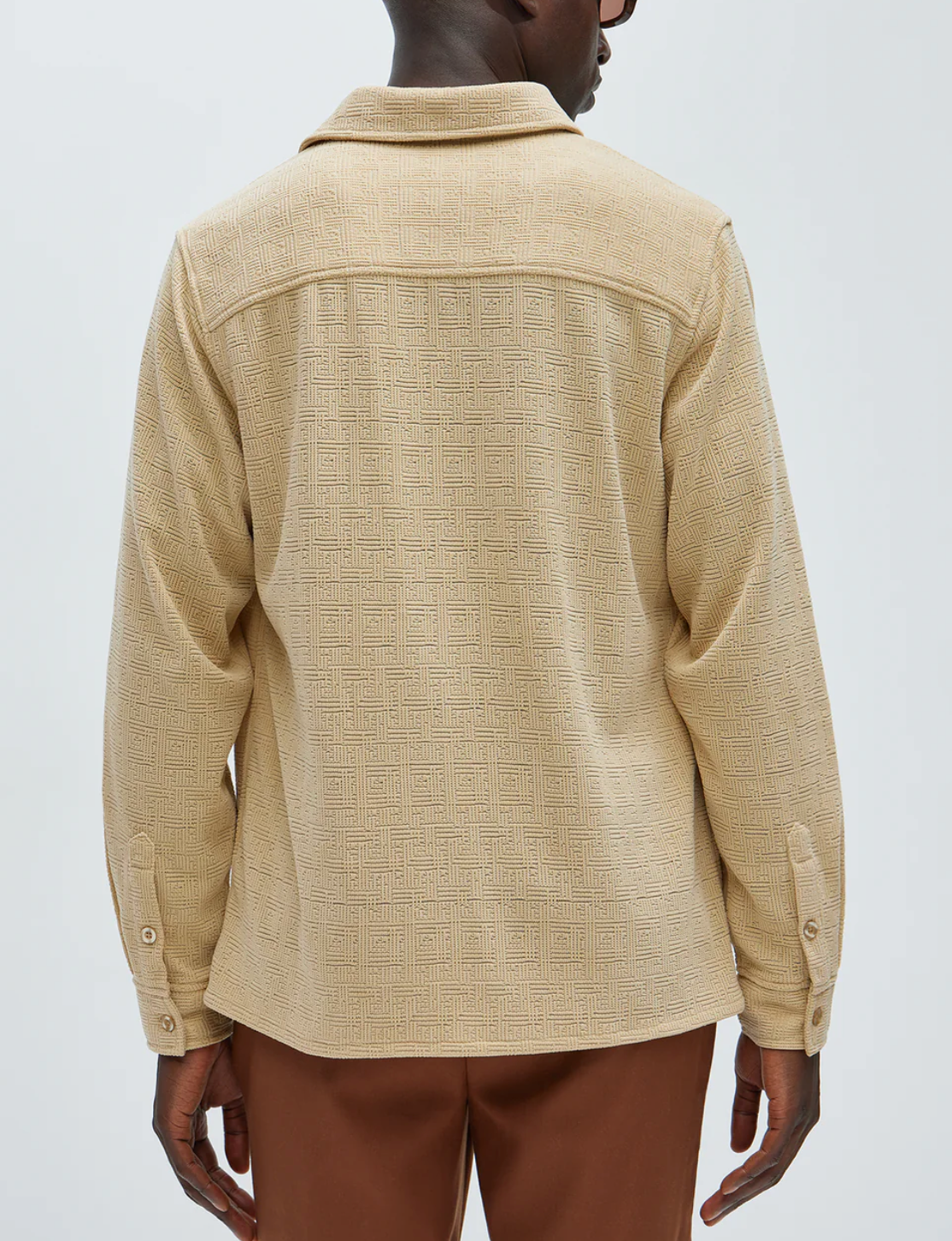 Chemise texturée sans accident