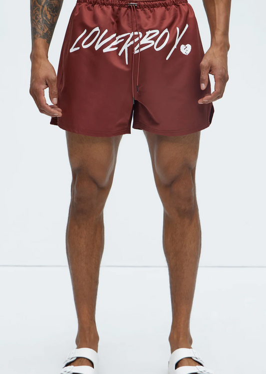 Maillot de bain mi-long Bordeaux