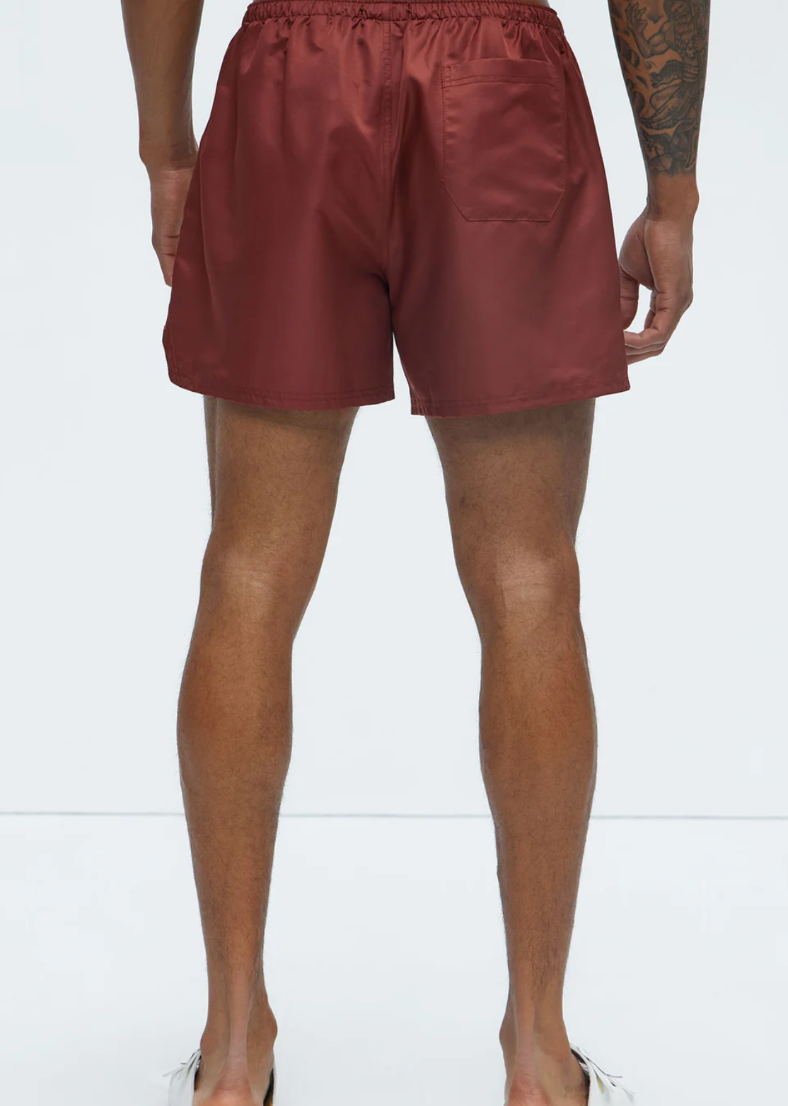 Maillot de bain mi-long Bordeaux