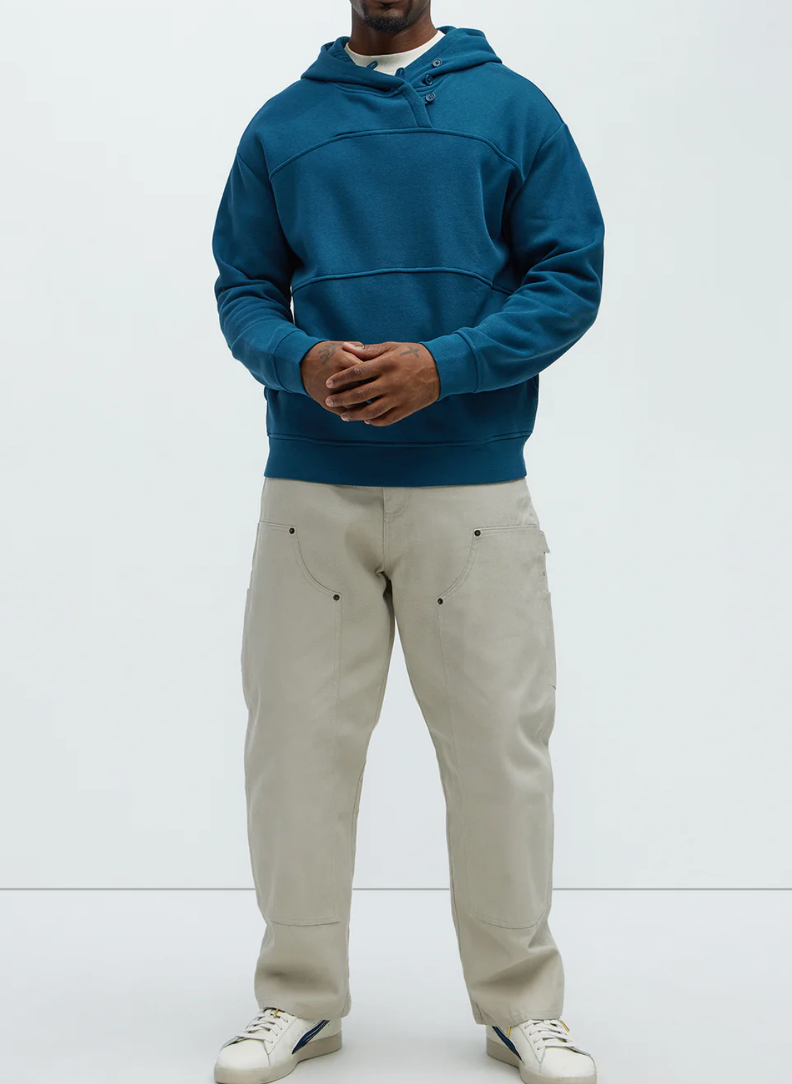 Sweat à capuche asymétrique Palmer