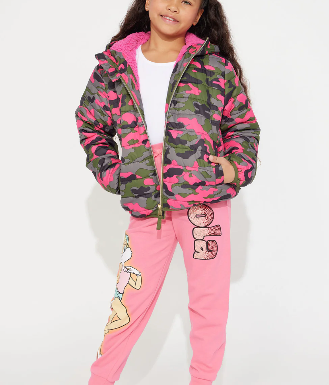 Veste  Camouflage Fille