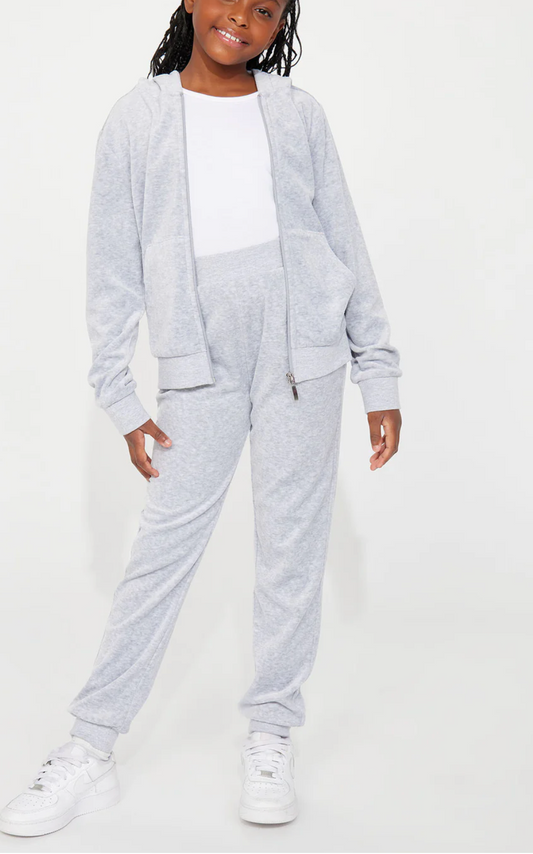 Ensemble Velours Gris