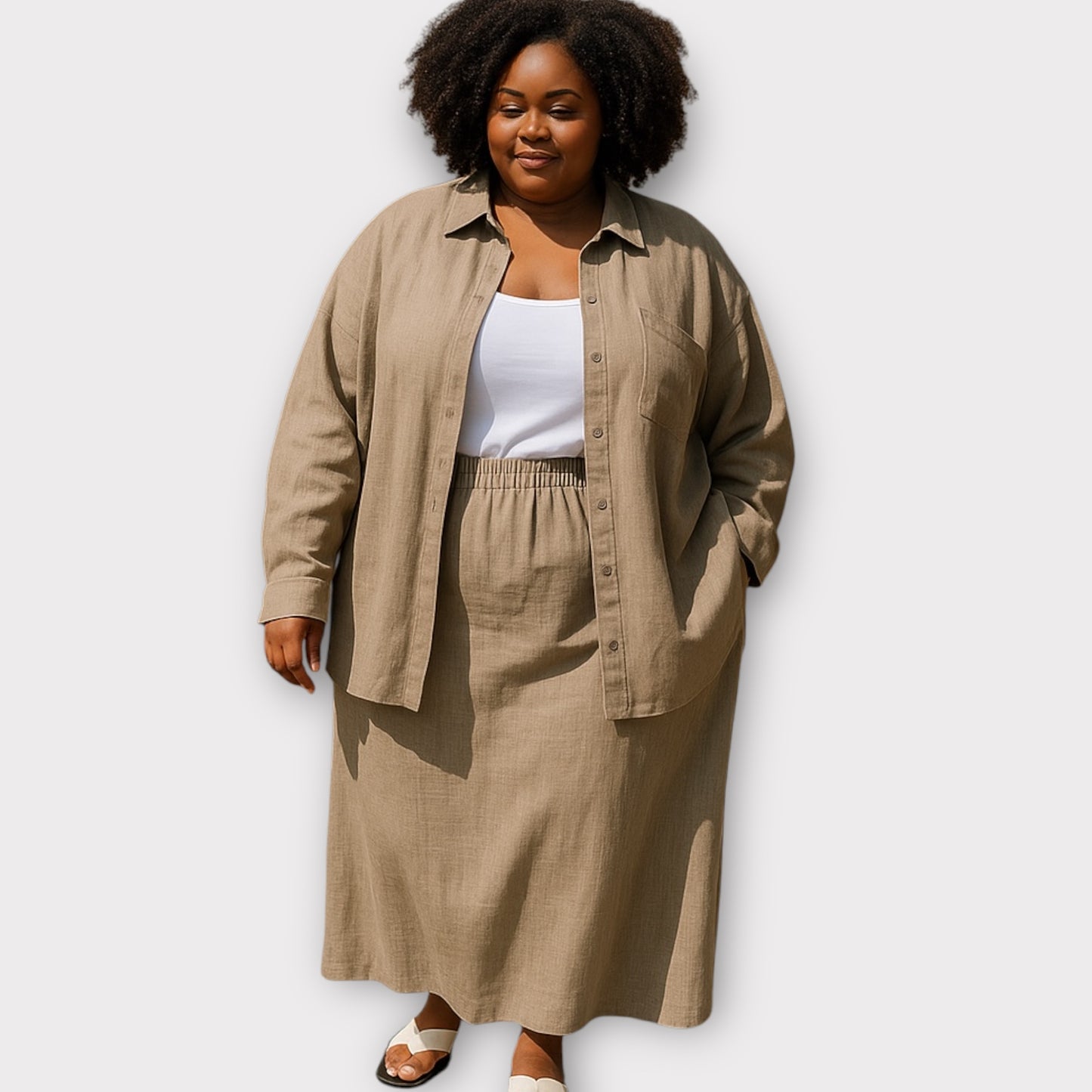 Ensemble chemise et jupe