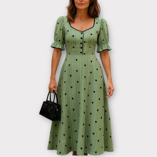 Robe petit pois